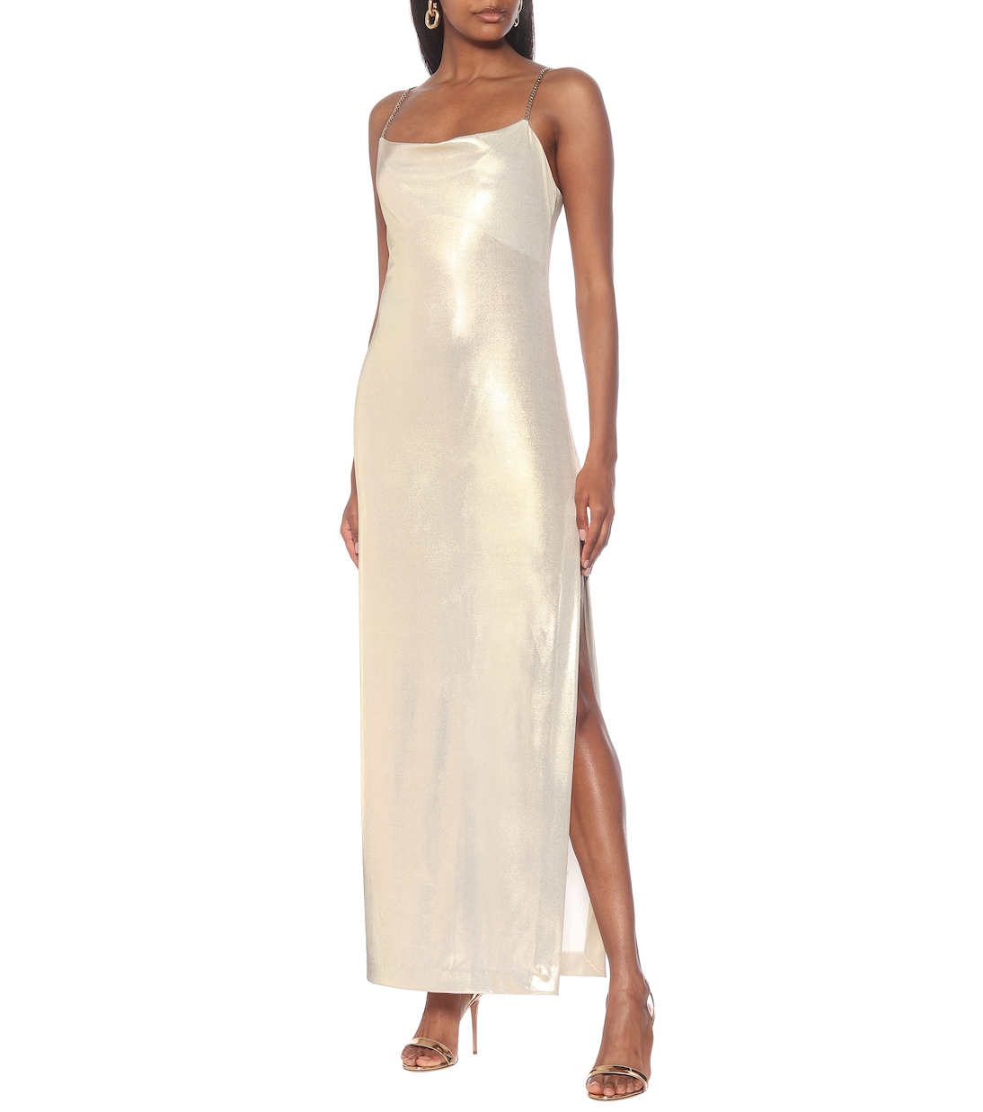 Abito lungo in lamé | Balmain