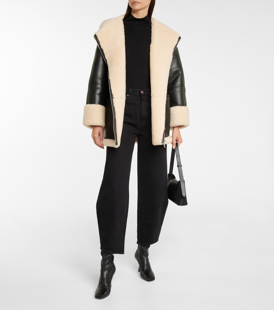 Veste oversize en shearling | Toteme