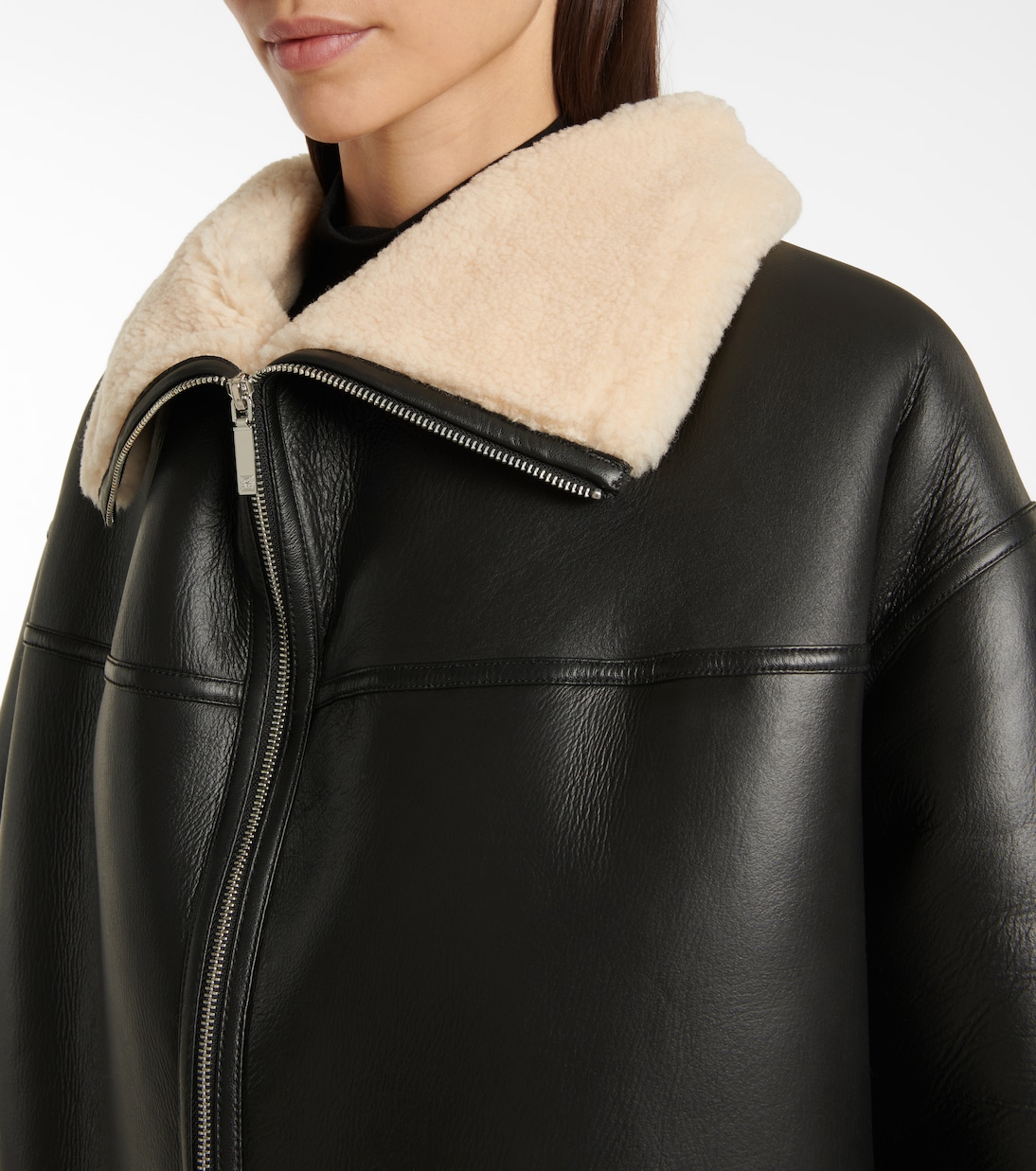Veste oversize en shearling | Toteme