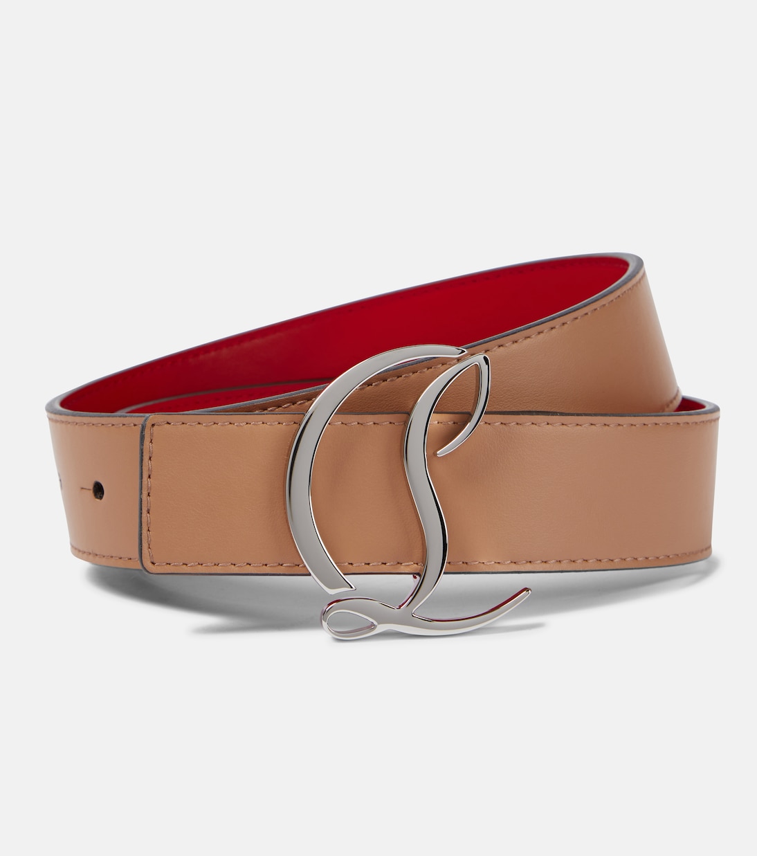 Cinturón de piel con logo | Christian Louboutin