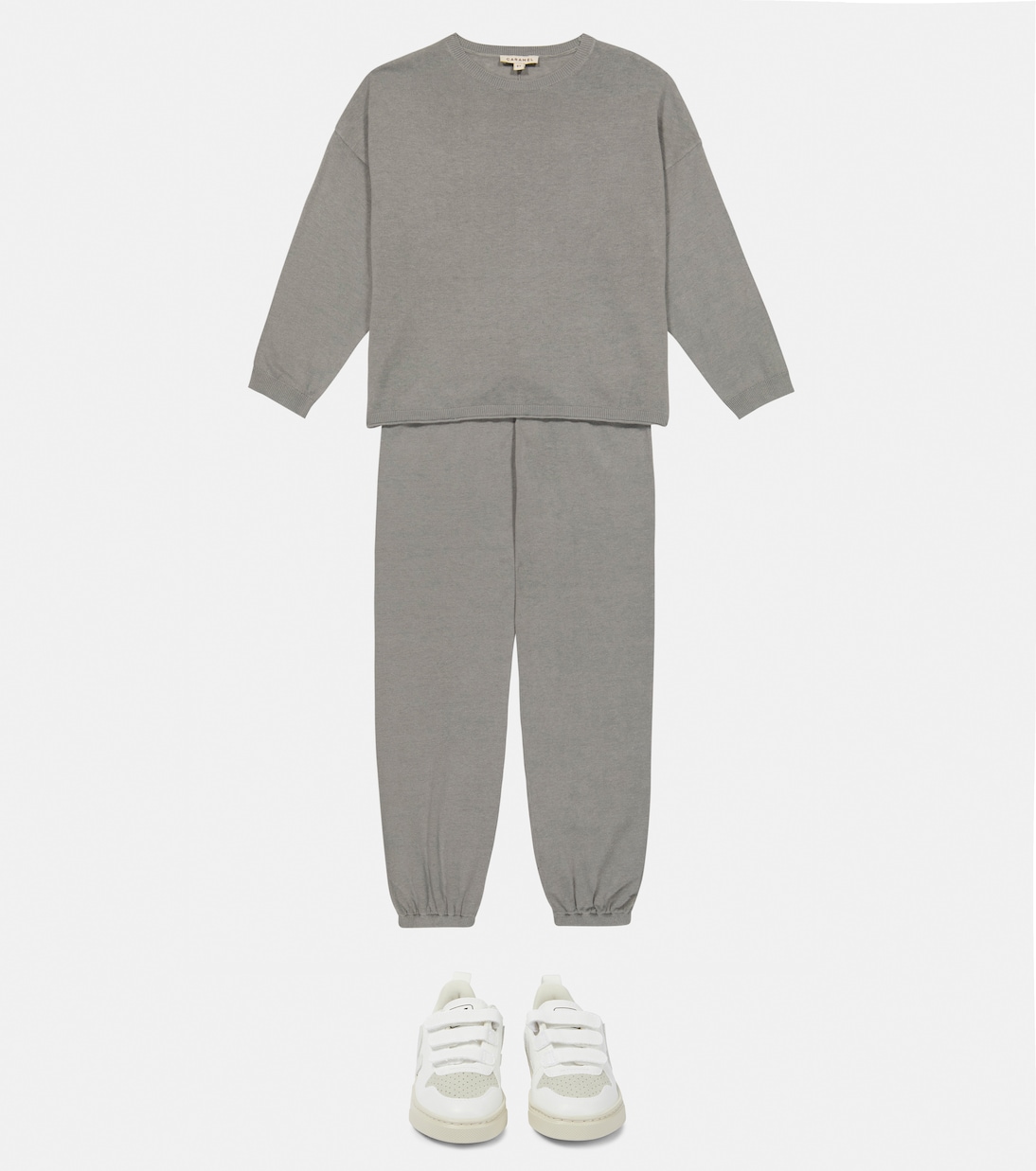 Rumex linen and cotton sweatpants | Caramel