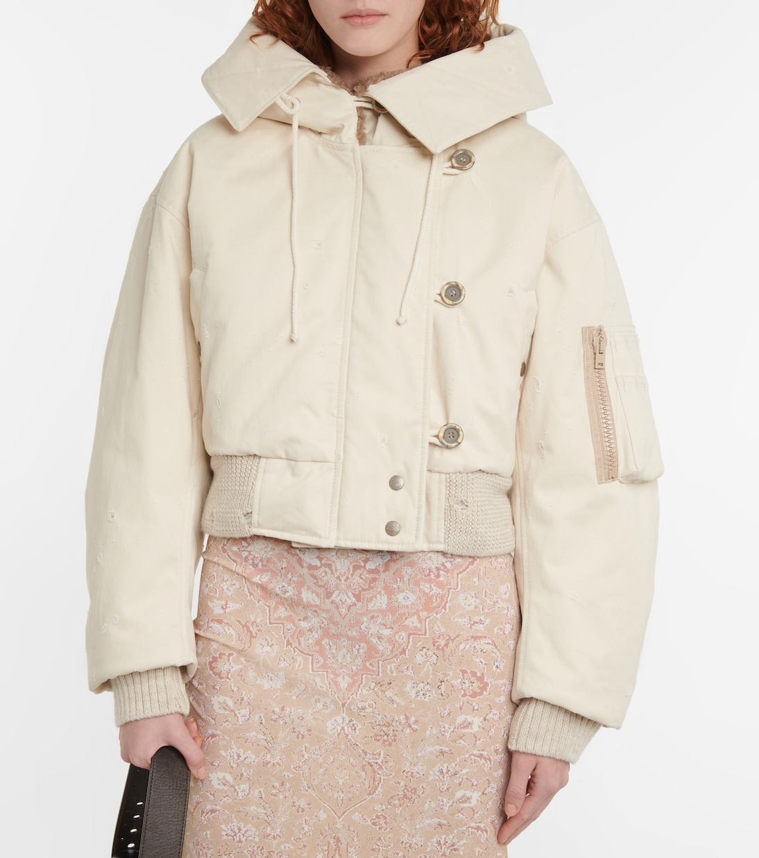 Cotton canvas bomber jacket | Acne Studios
