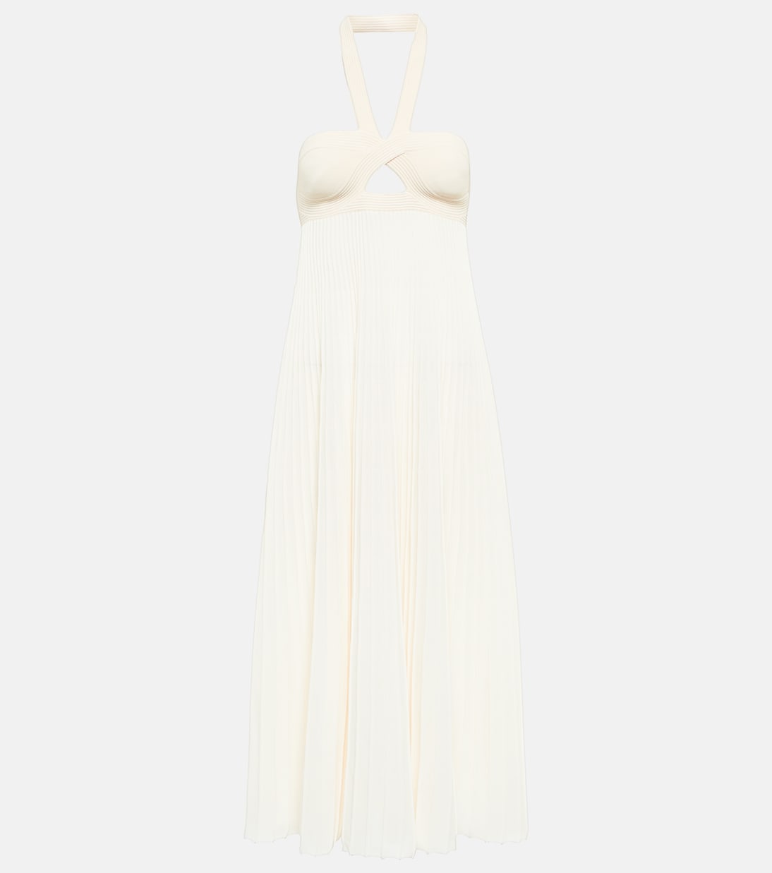 Annika cutout ribbed-knit dress | Khaite