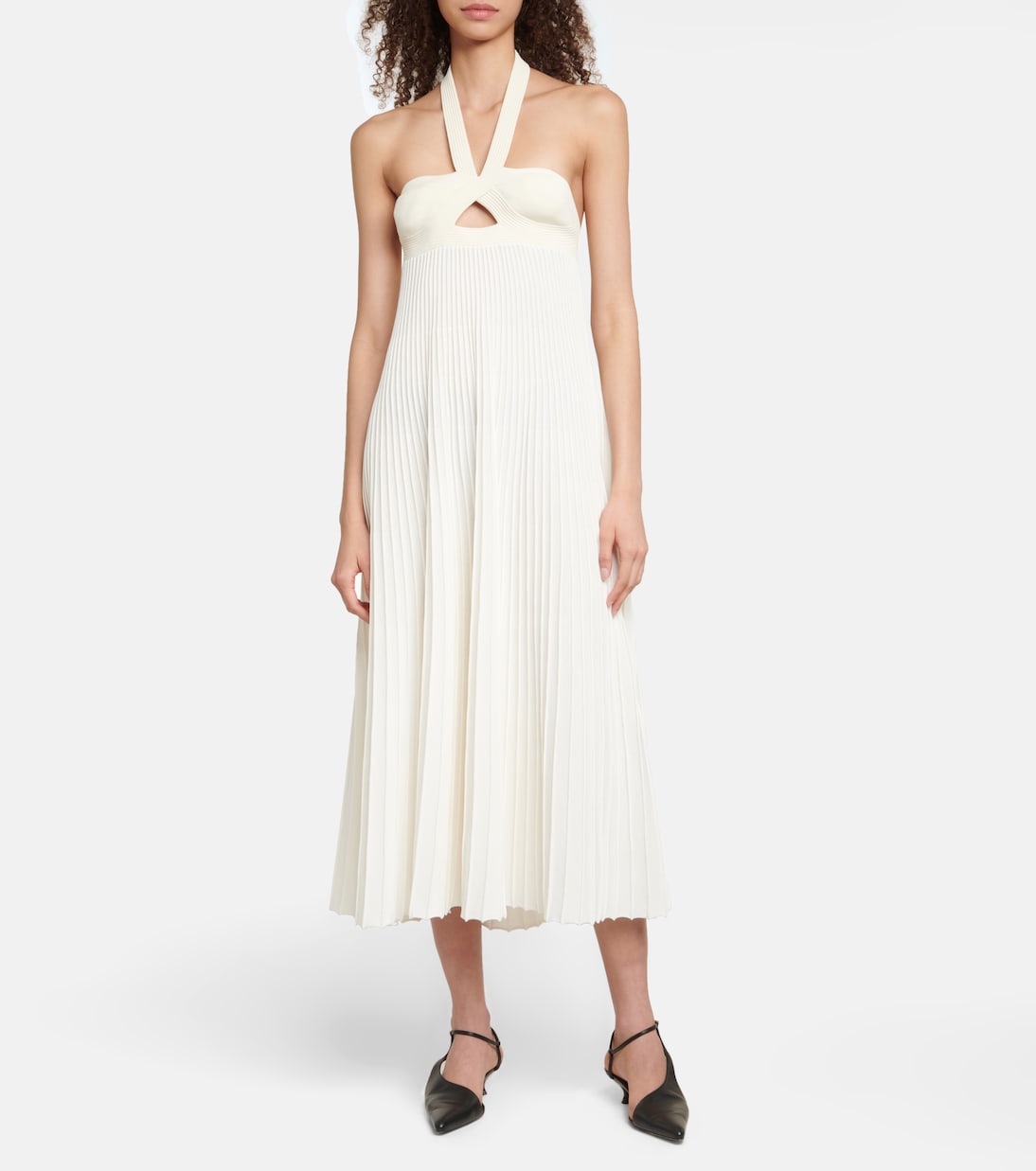 Annika cutout ribbed-knit dress | Khaite