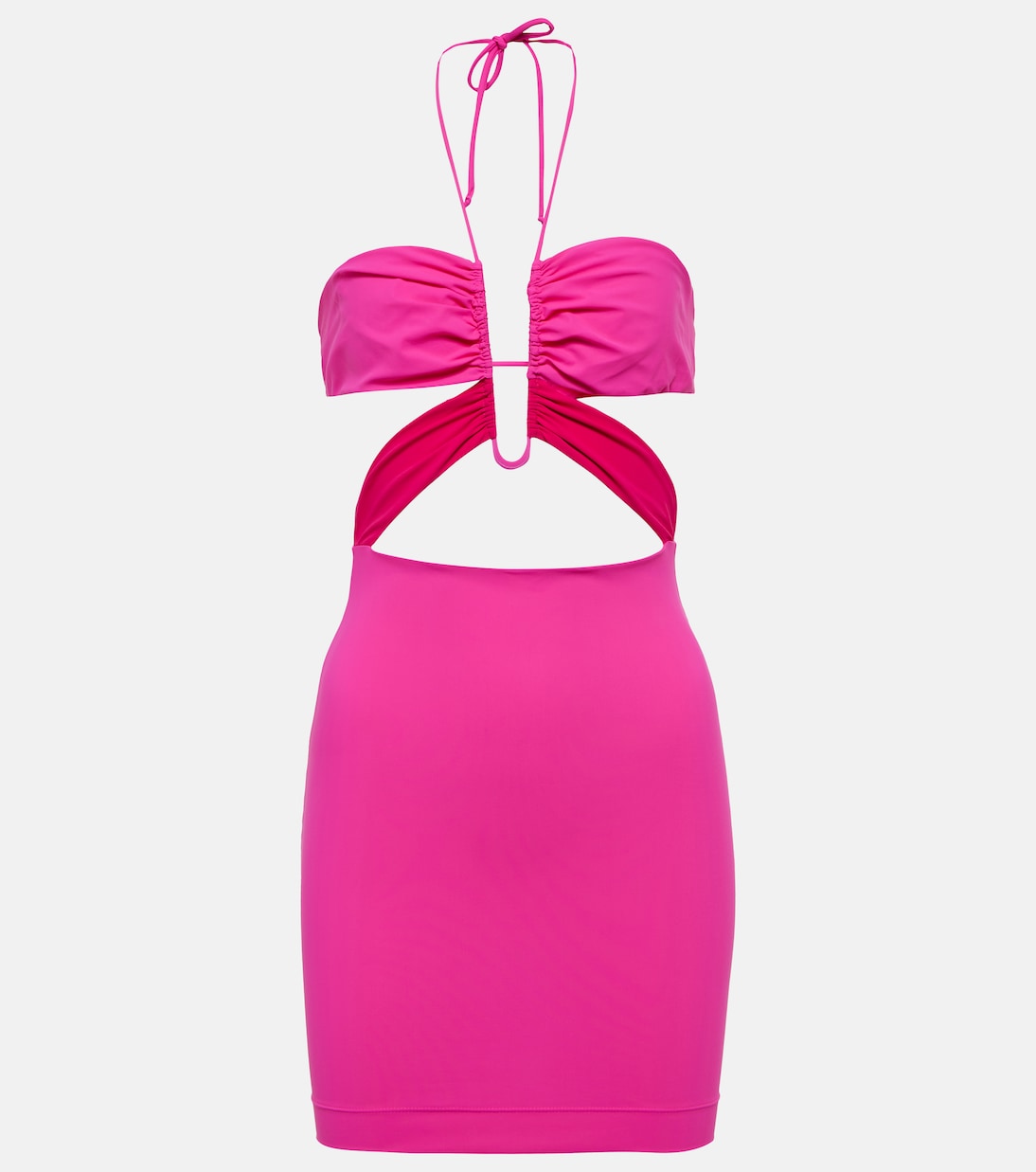 Halterneck minidress | Nensi Dojaka