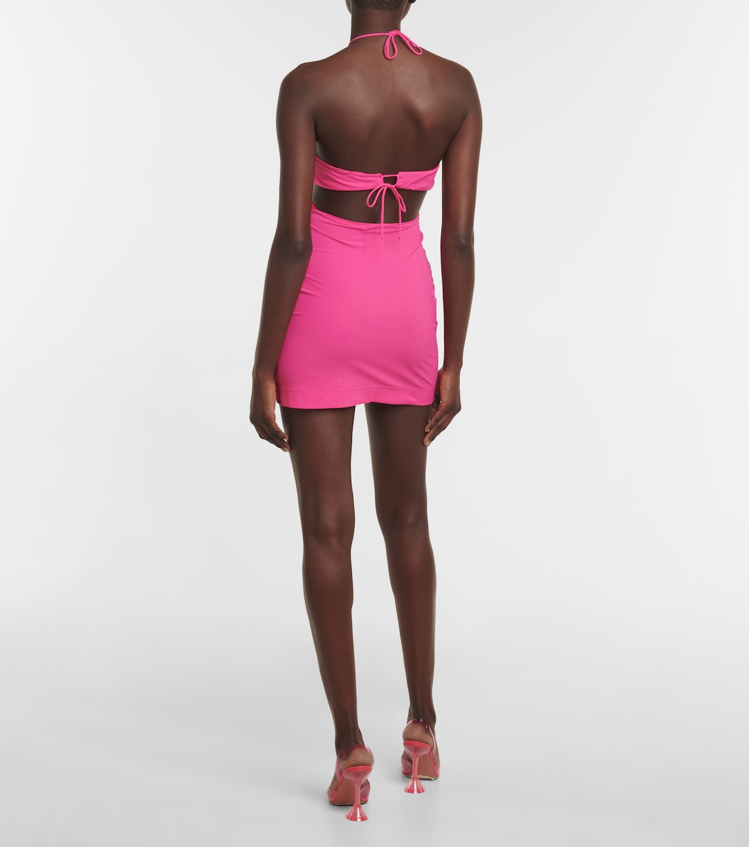 Halterneck minidress | Nensi Dojaka