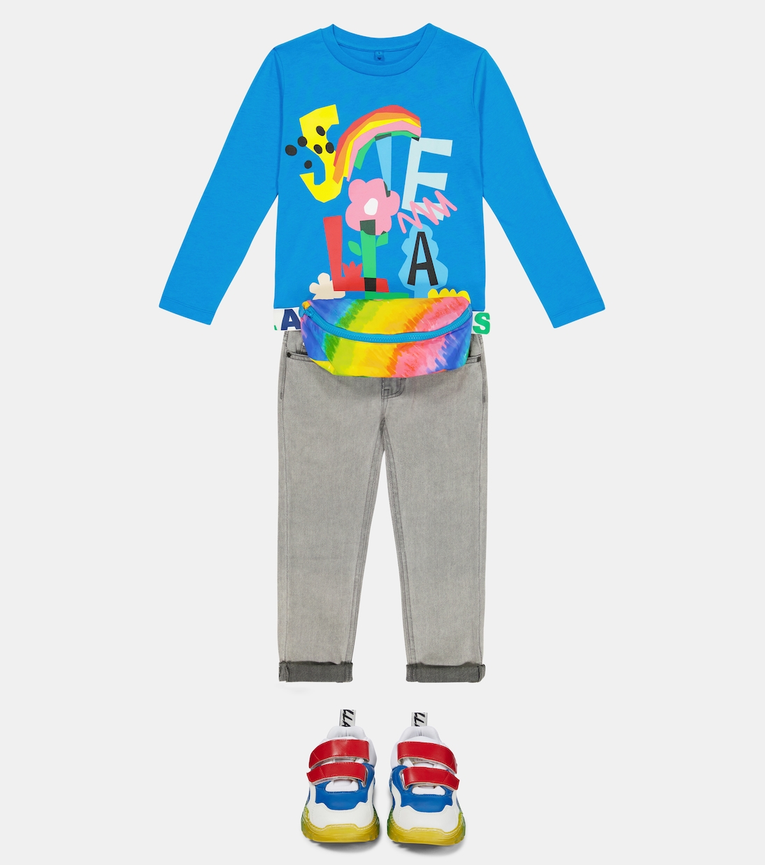 프린트 코튼 탑 | Stella McCartney Kids