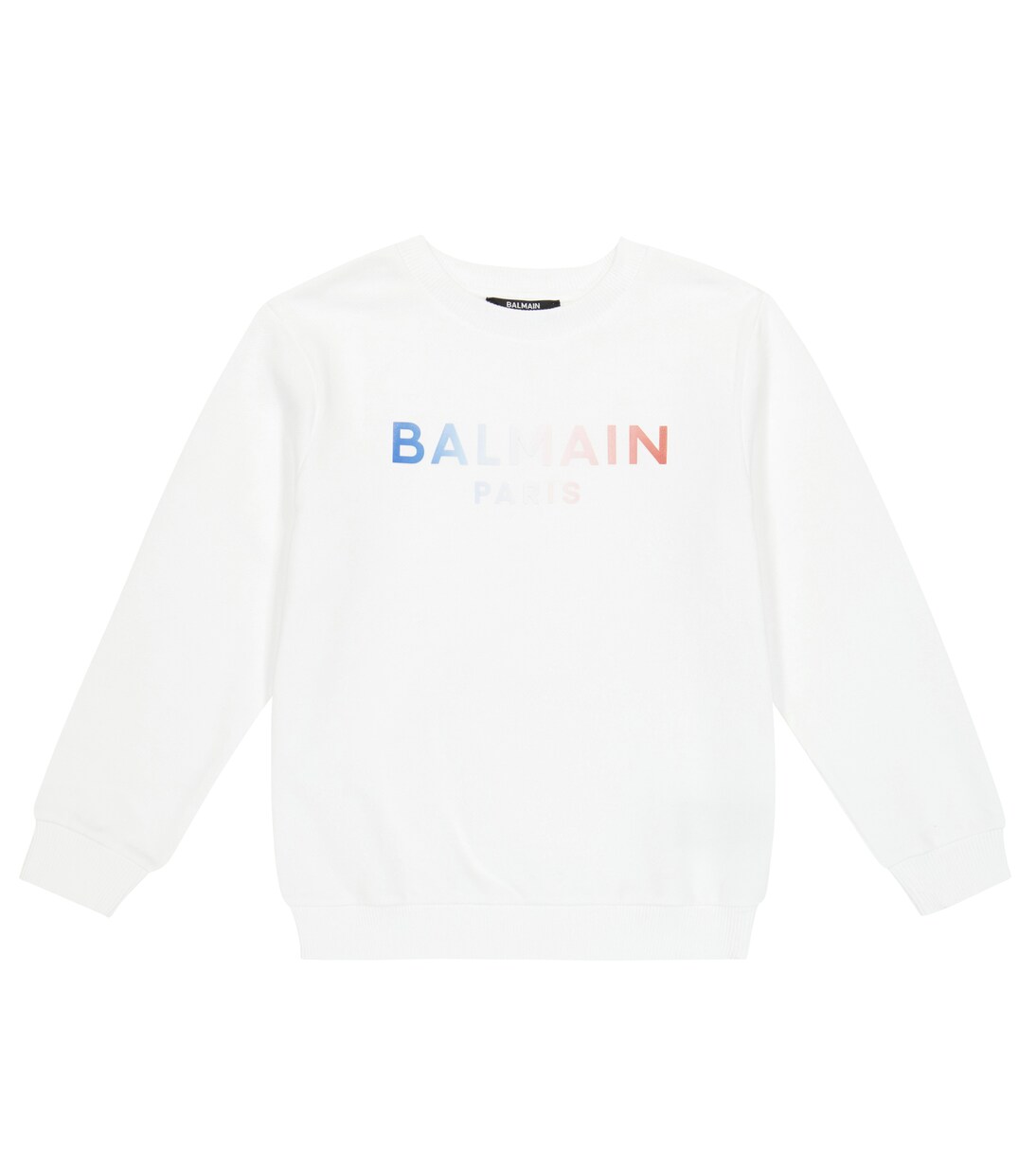 Sudadera de algodón con logo | Balmain Kids