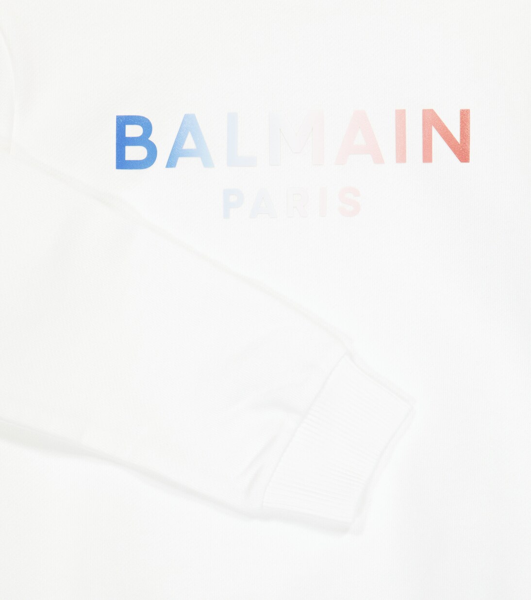 Sudadera de algodón con logo | Balmain Kids