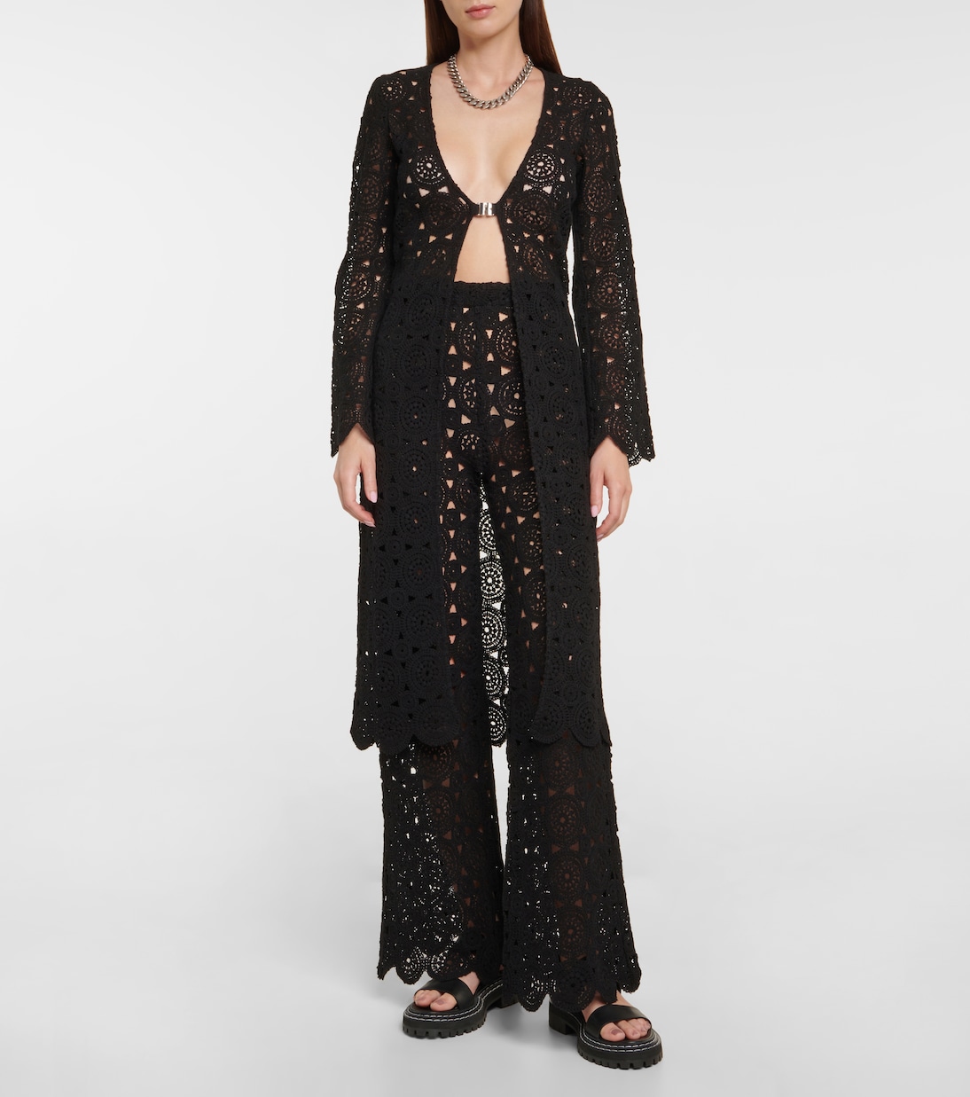 Cardigan Kwamie in crochet | Rotate