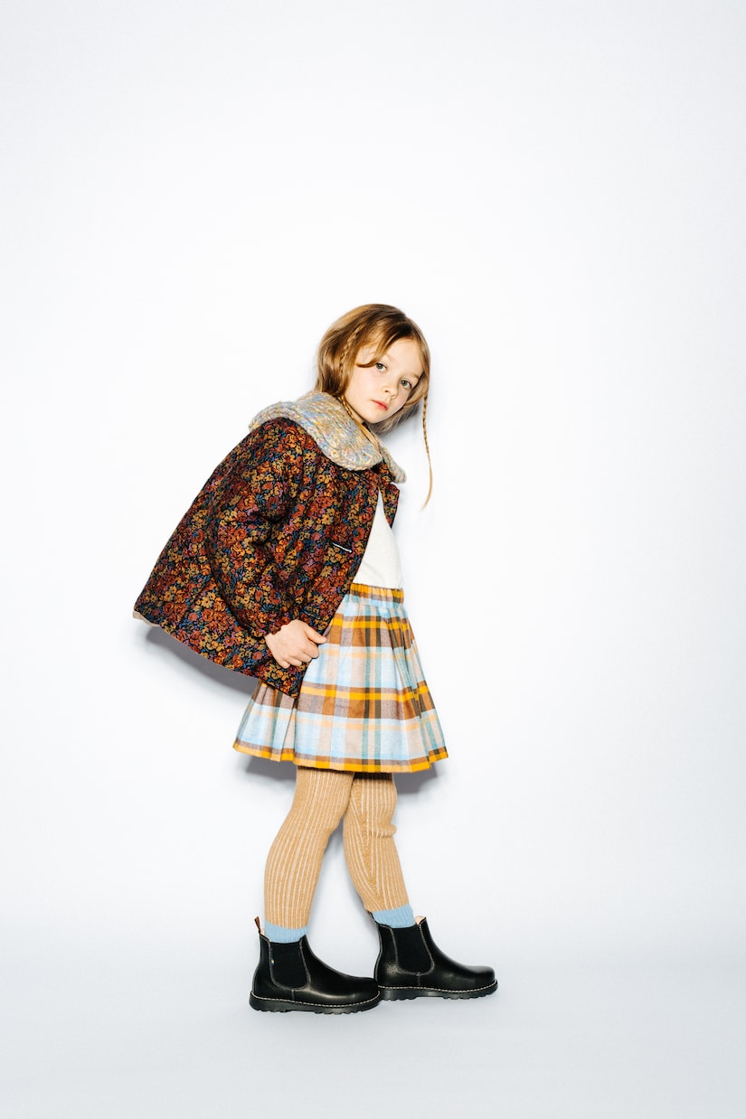 Checked cotton skort | Paade Mode
