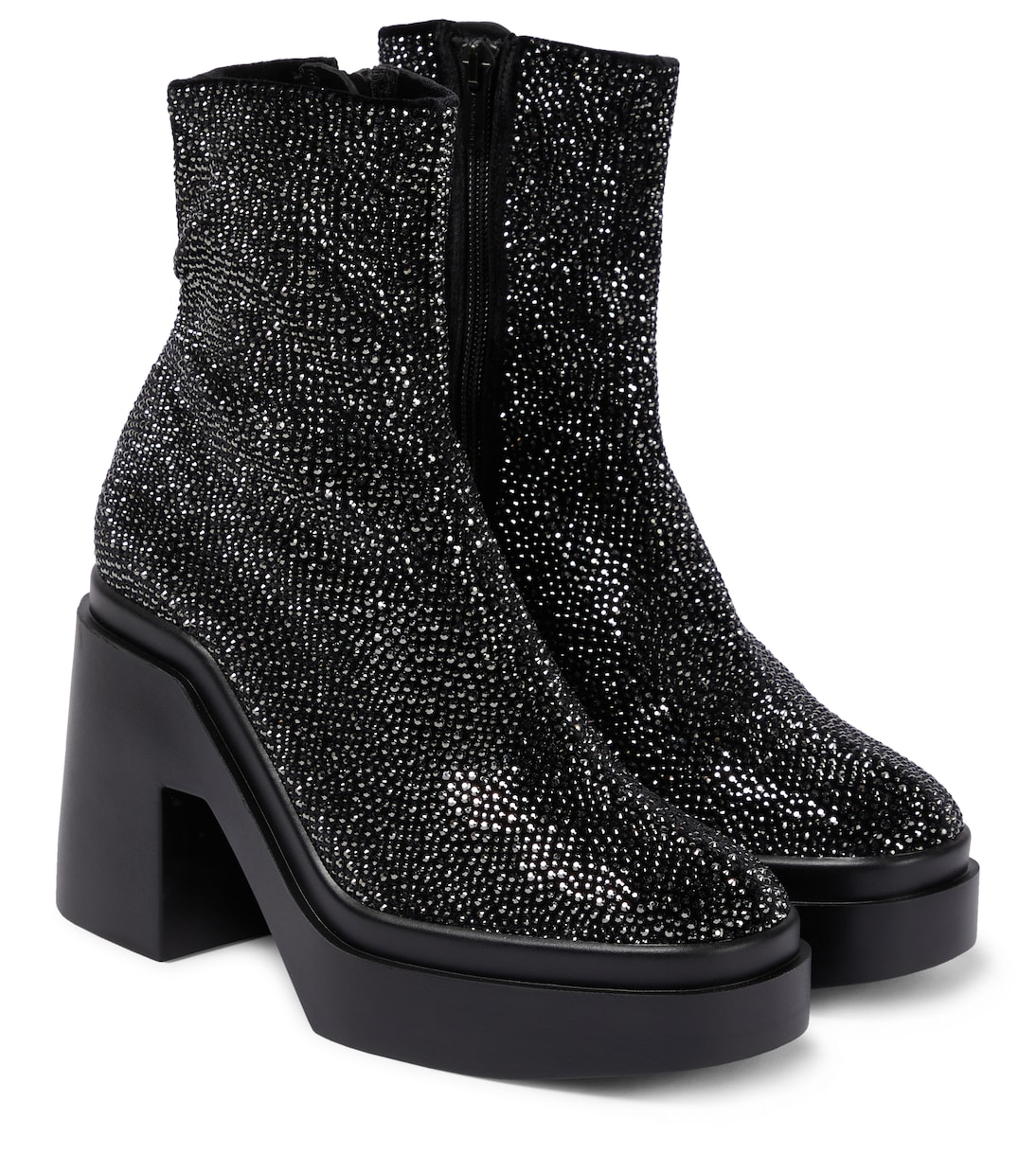 Verzierte Ankle Boots Nava aus Samt | Clergerie