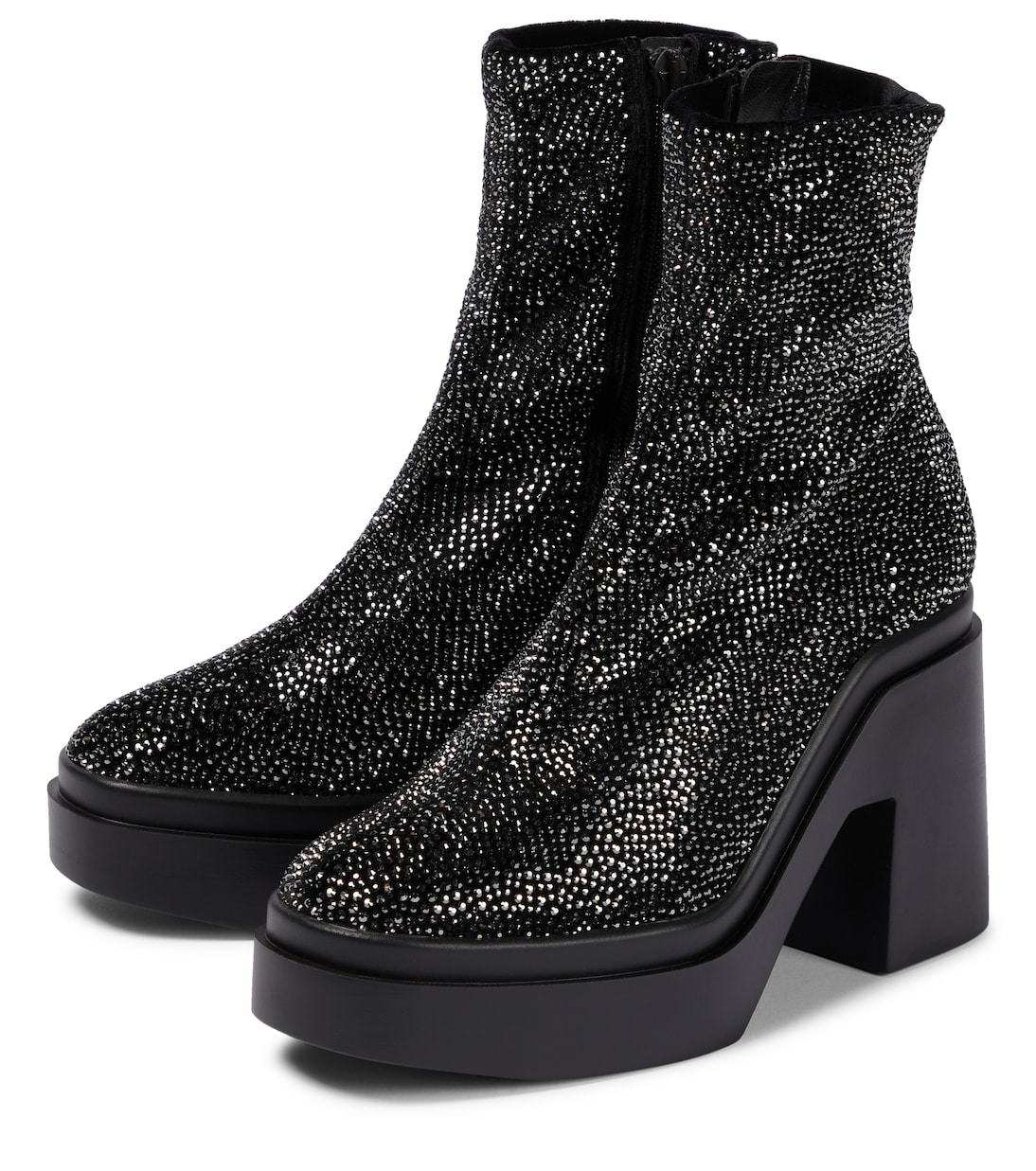Verzierte Ankle Boots Nava aus Samt | Clergerie