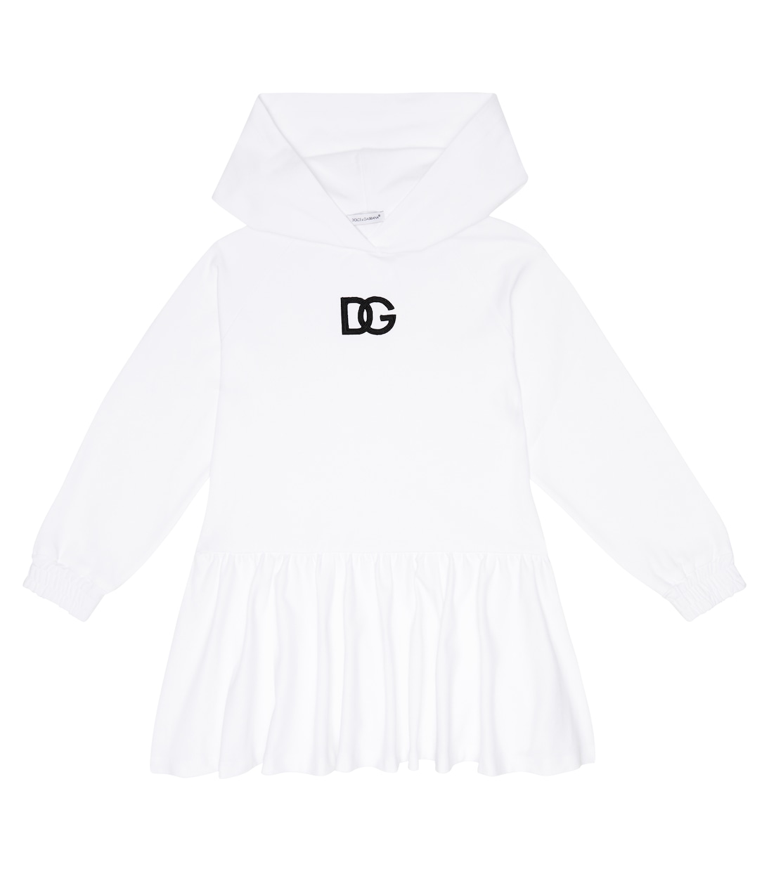 Kleid DG aus einem Baumwollgemisch | Dolce&Gabbana Kids