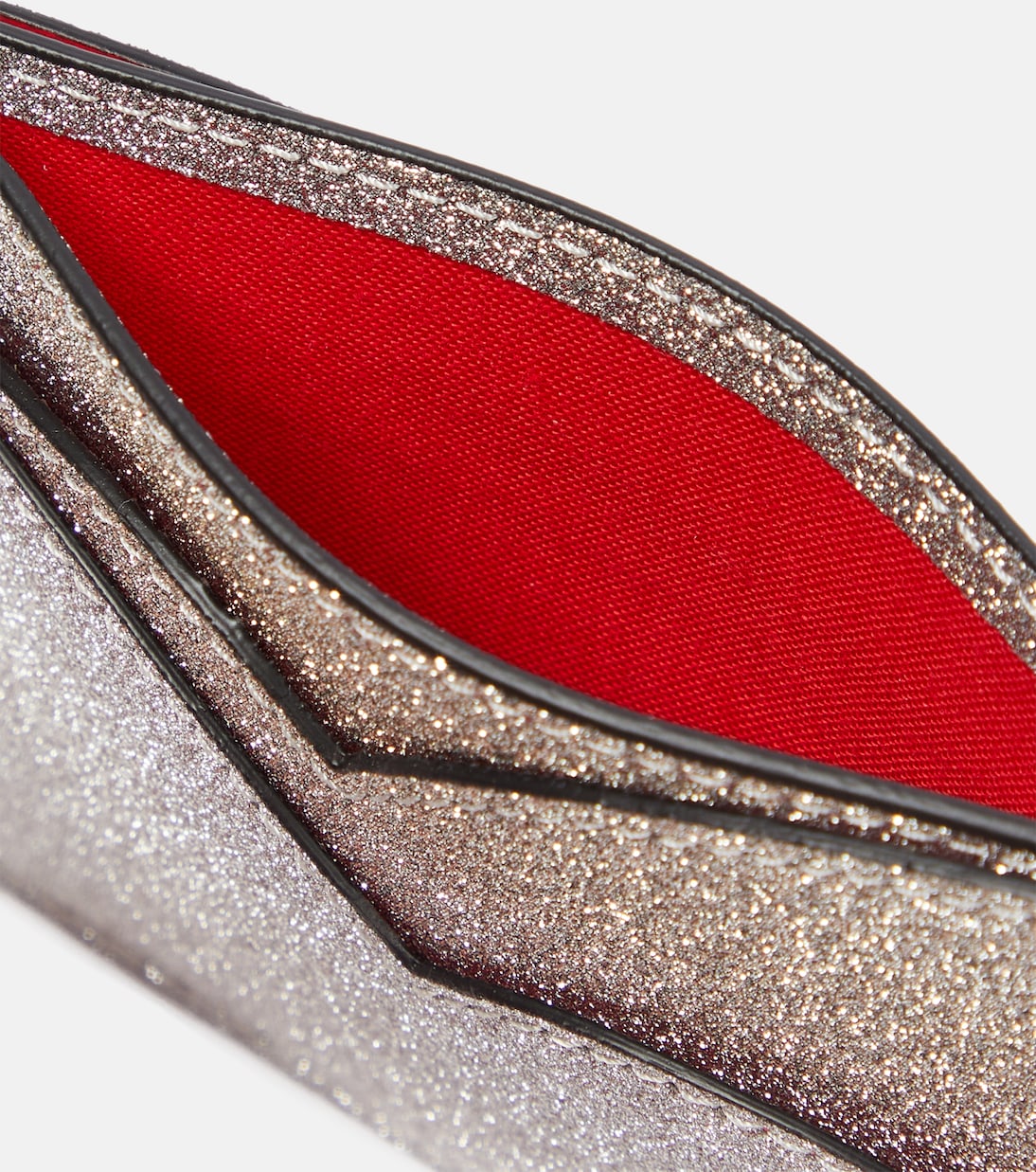 Portafoglio scintillante in pelle CHRISTIAN LOUBOUTIN per stile giovane e trendy