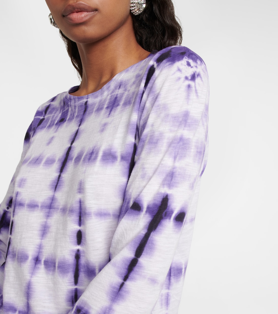 Top de algodón con estampado tie-dye | Proenza Schouler