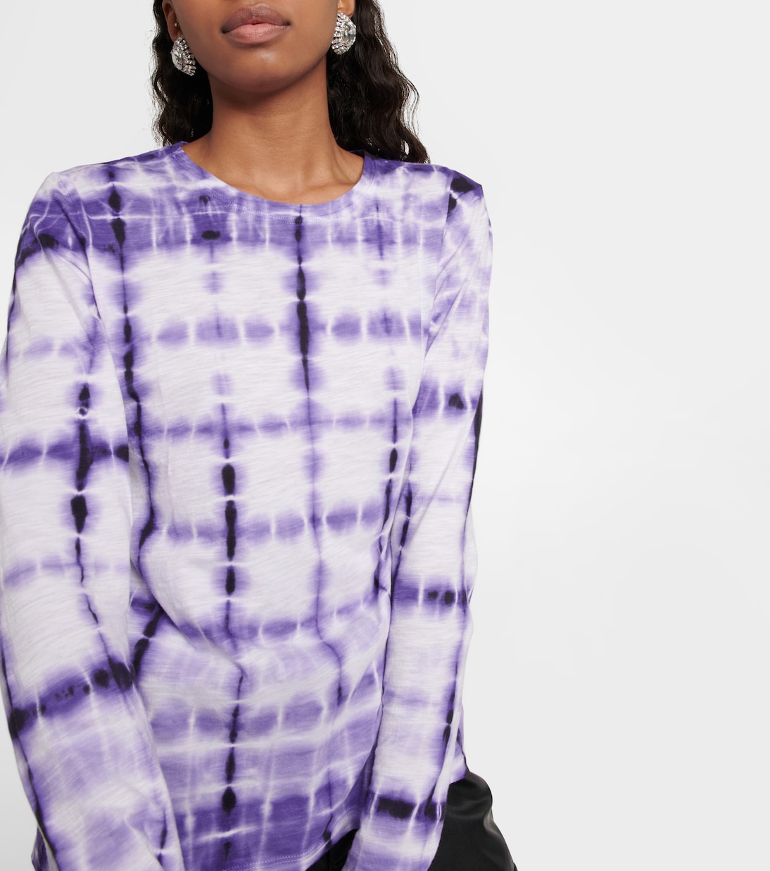 Top de algodón con estampado tie-dye | Proenza Schouler