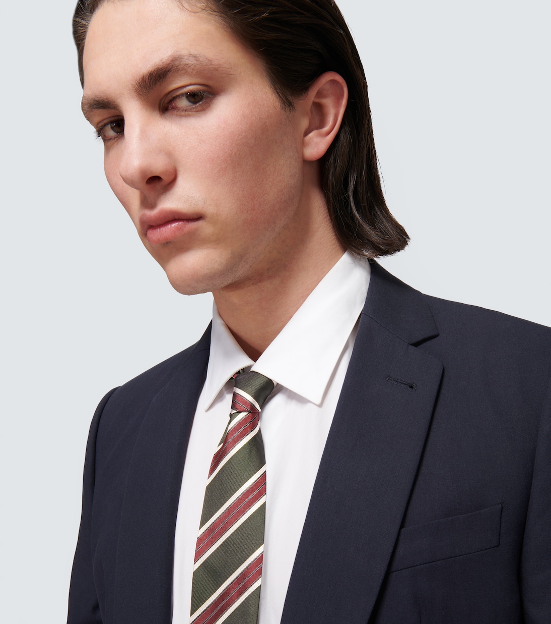 Cravatta in seta a righe | Dries Van Noten