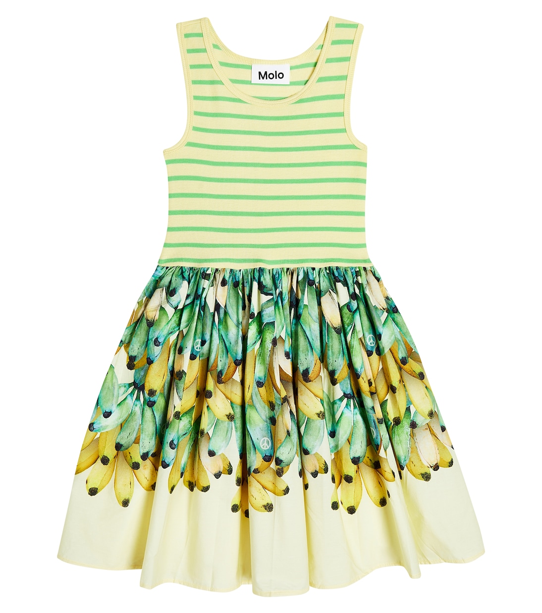 Cassandra Lots Of Bananas cotton dress | Molo