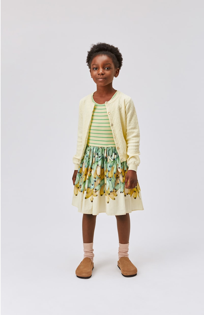 Cassandra Lots Of Bananas cotton dress | Molo