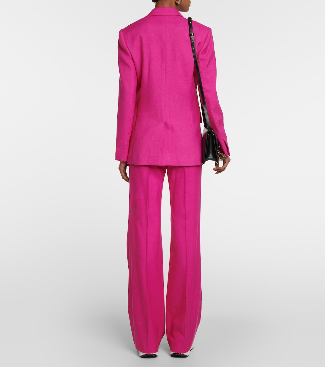 Single-breasted wool-blend blazer | Chloé