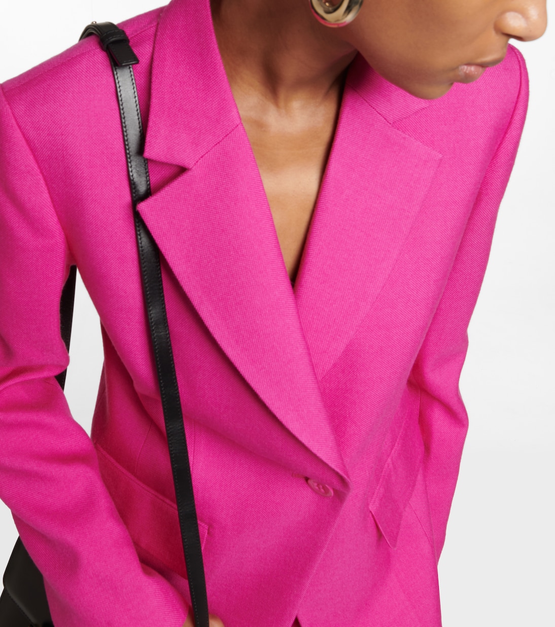 Single-breasted wool-blend blazer | Chloé