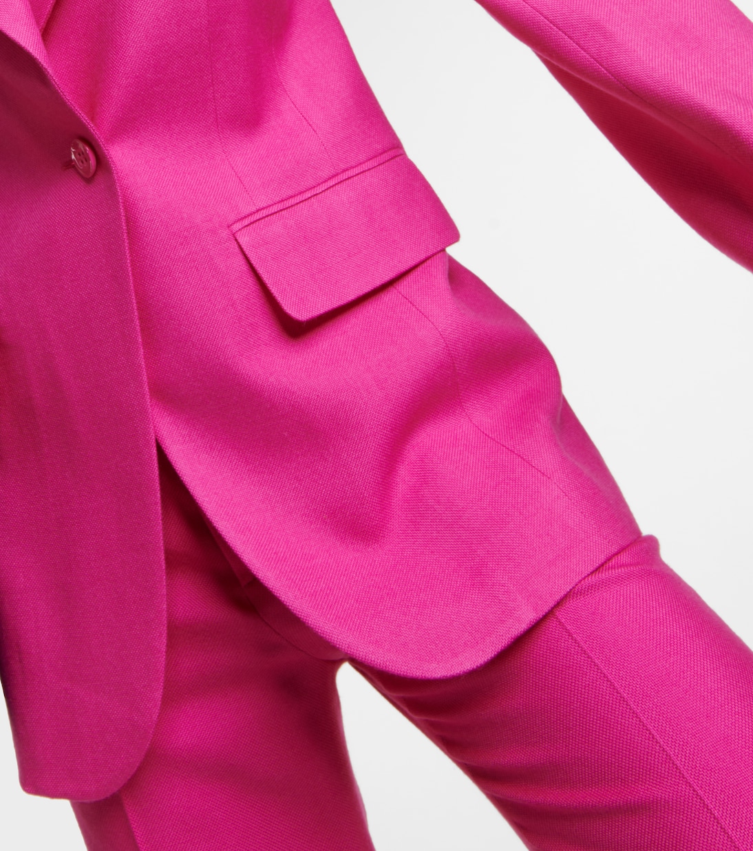 Single-breasted wool-blend blazer | Chloé