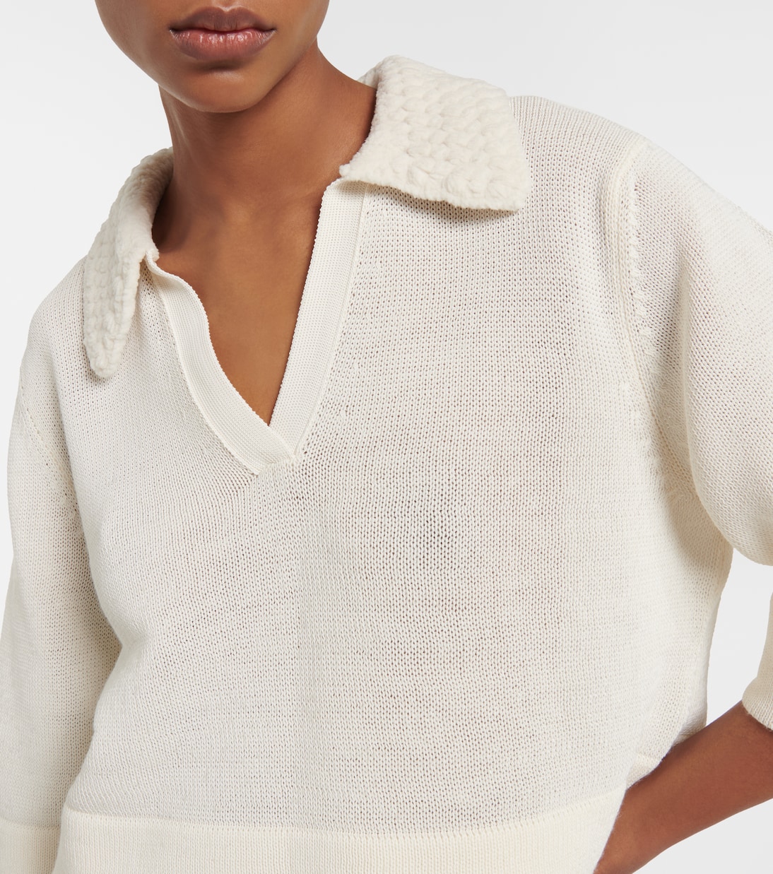 Polo Sporty en mezcla de lana y algodón | Dorothee Schumacher