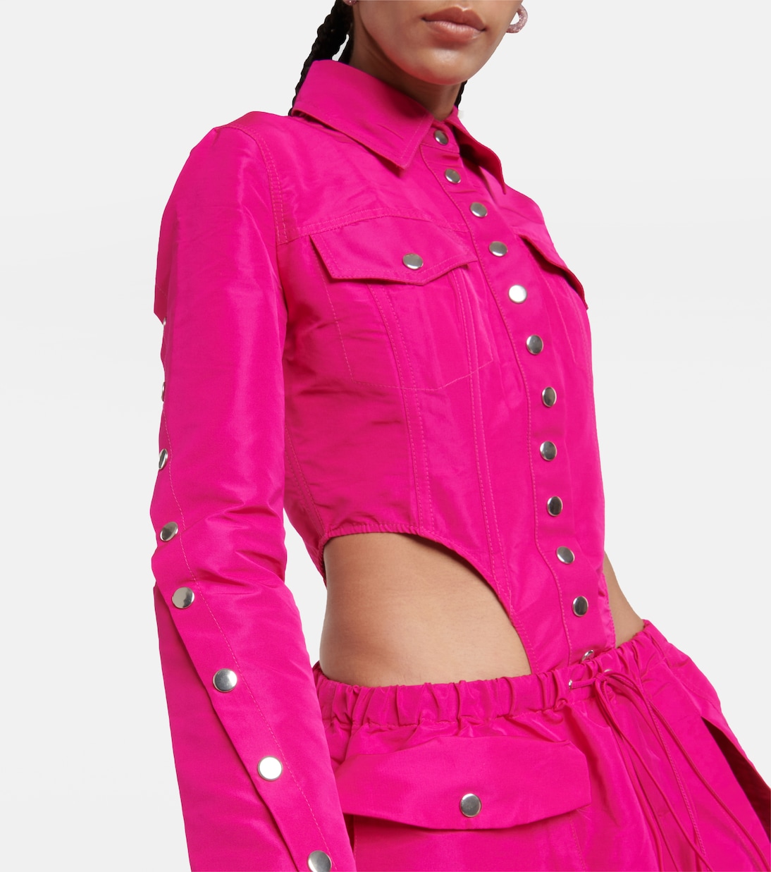 Satin corset top | LaQuan Smith