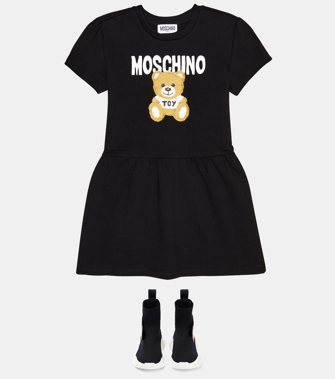Stivaletti con logo | Moschino Kids