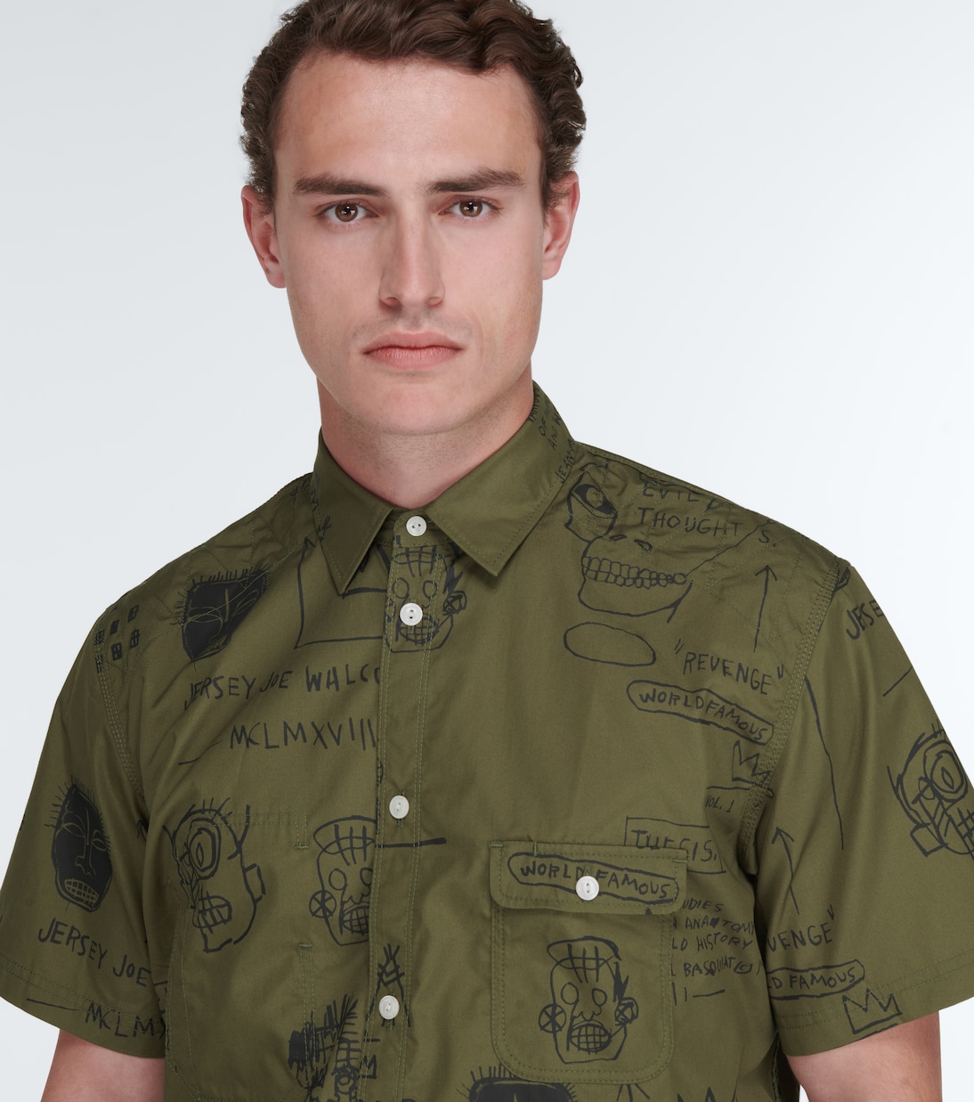 x Basquiat cotton shirt | Junya Watanabe