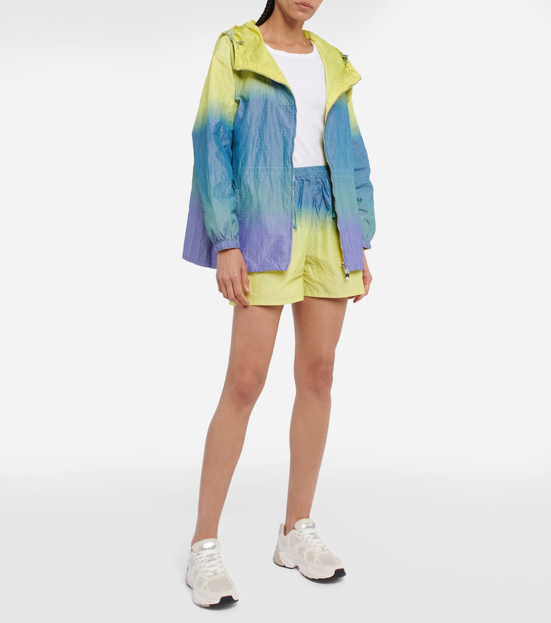 Gradient hooded jacket | Tory Sport