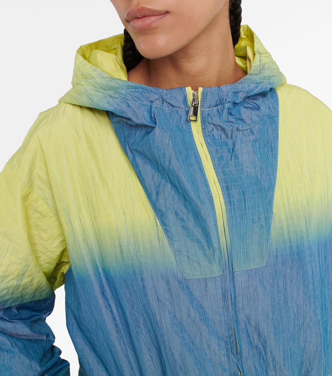 Gradient hooded jacket | Tory Sport