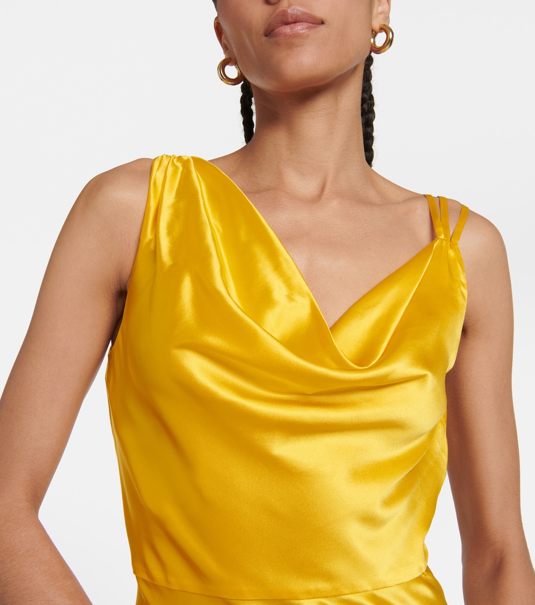 Maxikleid Sanderson aus Satin | Veronica Beard