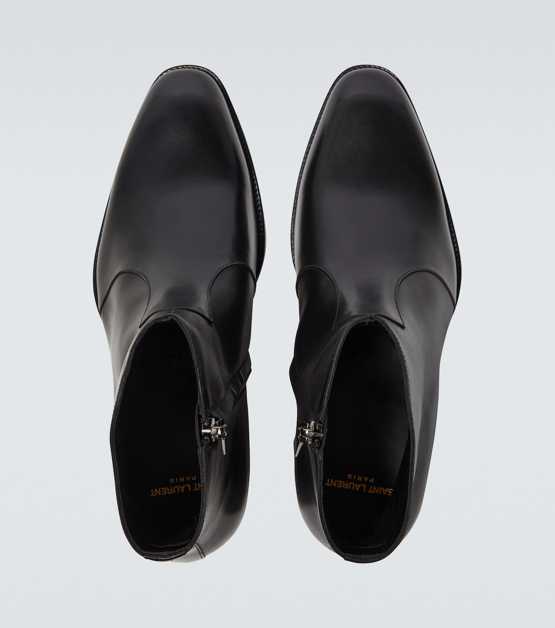 Ankle Boots Wyatt aus Leder | Saint Laurent