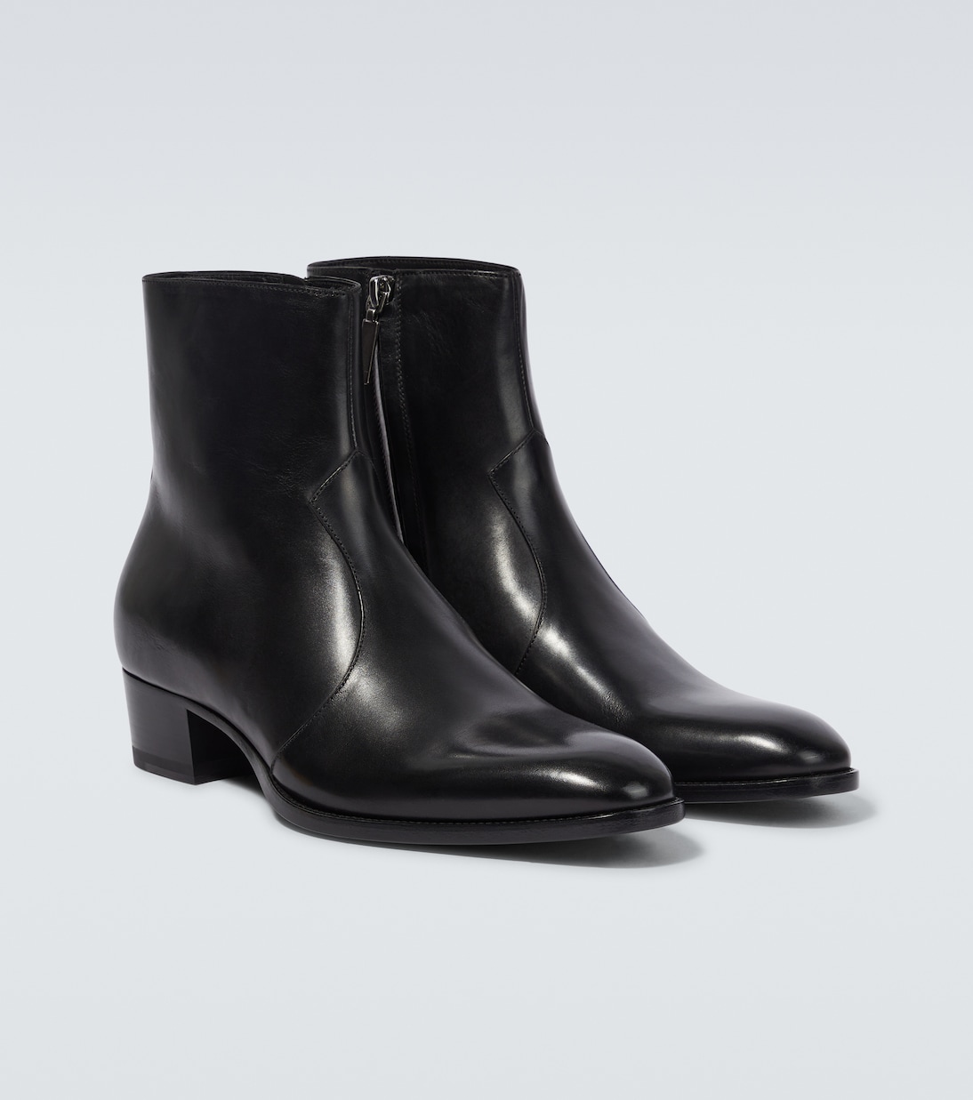 Ankle Boots Wyatt aus Leder | Saint Laurent