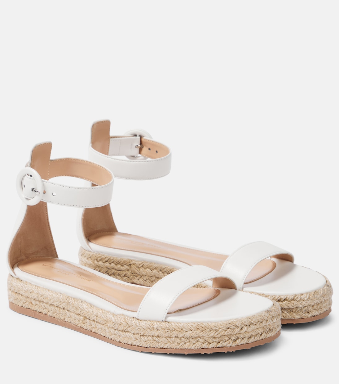 Sandali espadrillas con platform in pelle | Gianvito Rossi