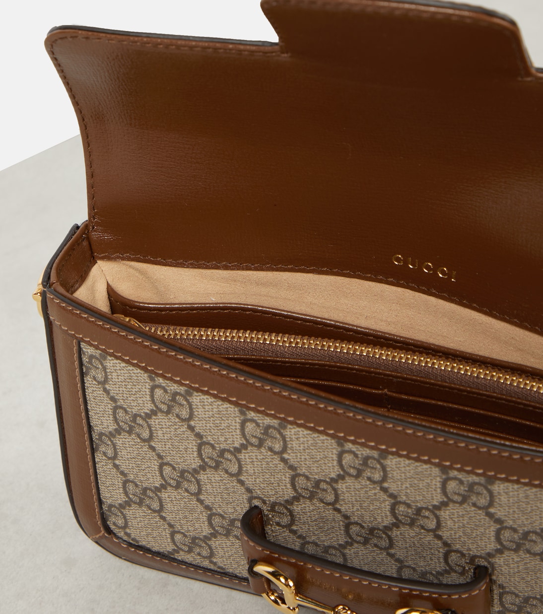 Gucci Horsebit 1955 canvas clutch | Gucci