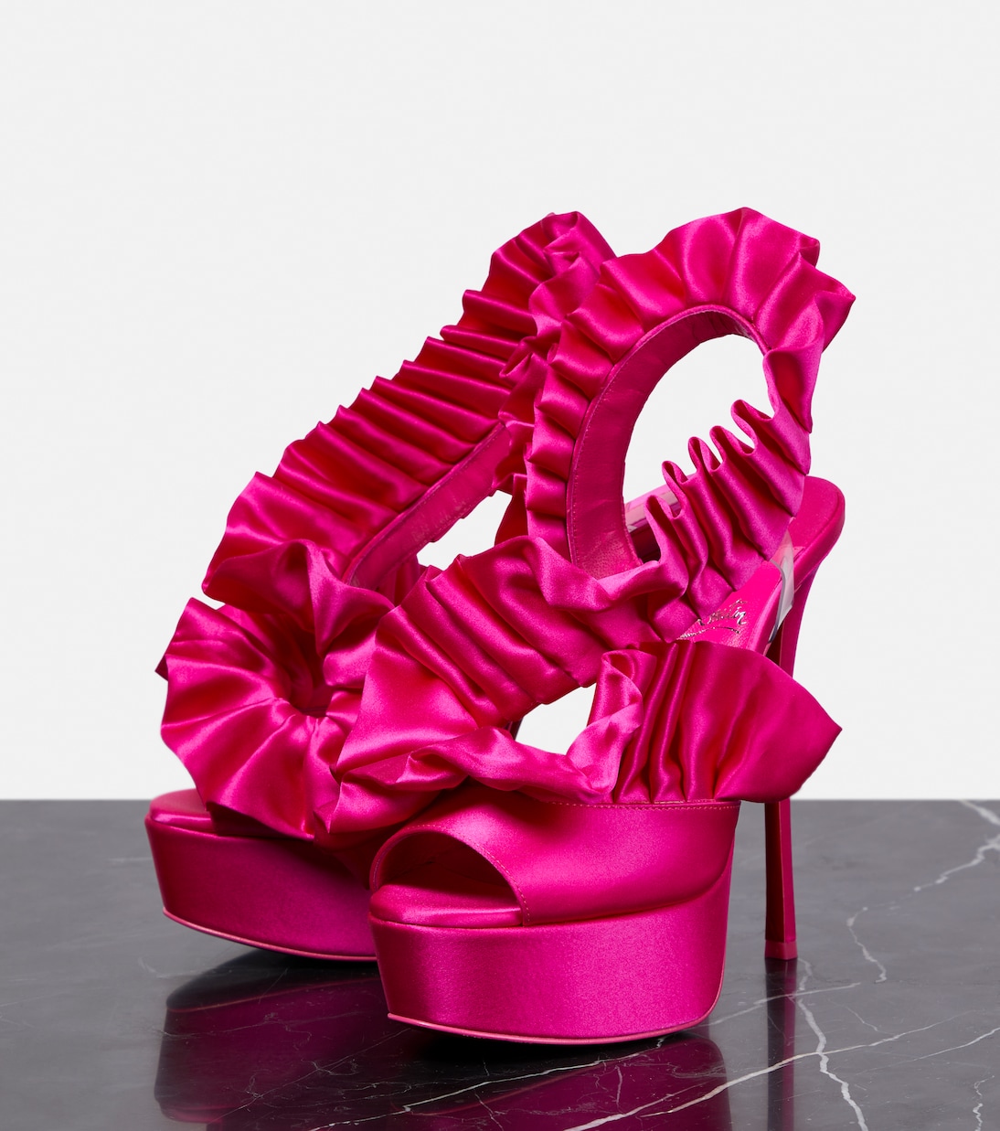 Sandali Froufrou Alta 150 in raso | Christian Louboutin