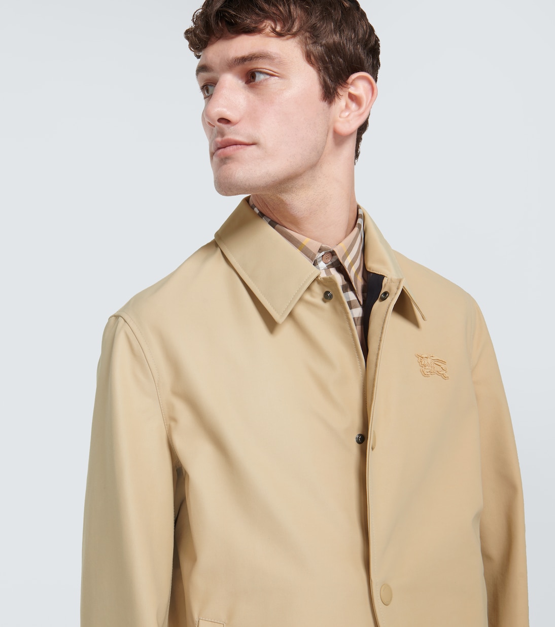 Chaqueta de algodón técnico con EKD | Burberry