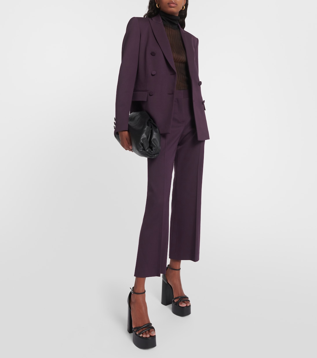 Pantaloni flared Fossett in lana | Altuzarra