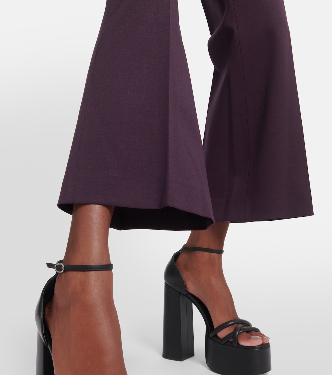 Pantaloni flared Fossett in lana | Altuzarra