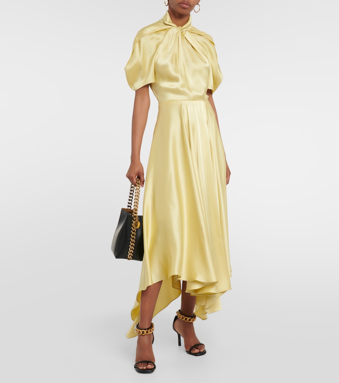 Draped midi dress | Stella McCartney