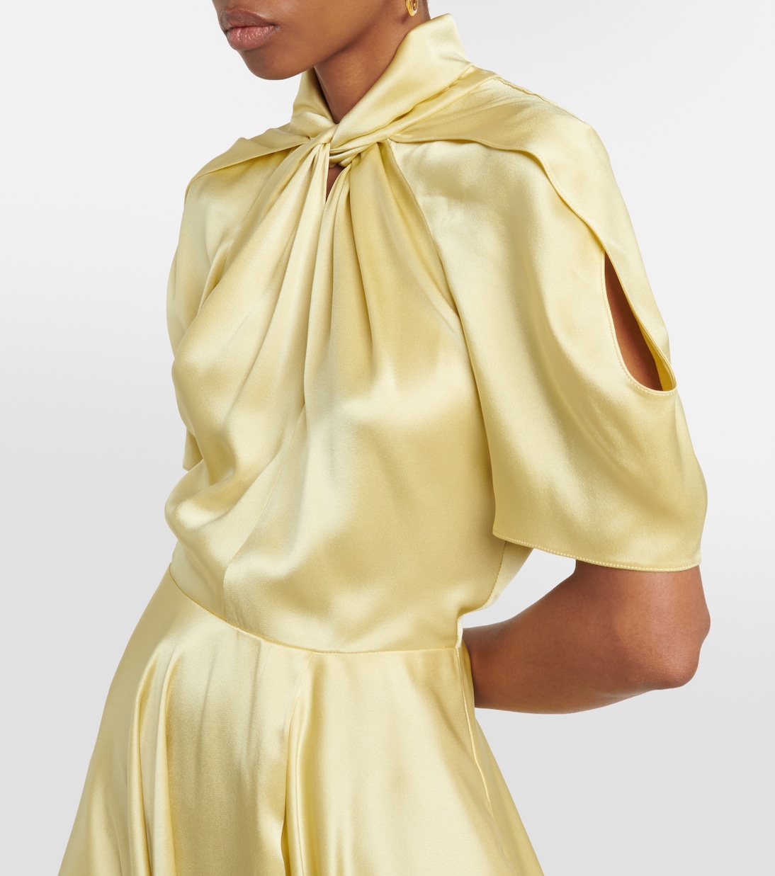 Draped midi dress | Stella McCartney