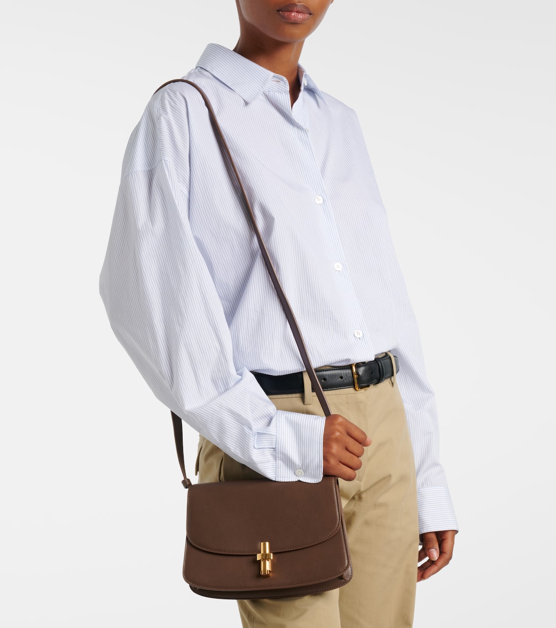 Bolso India 15.75 Large de piel | The Row