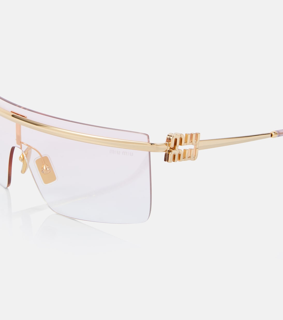 Occhiali da sole con logo | Miu Miu
