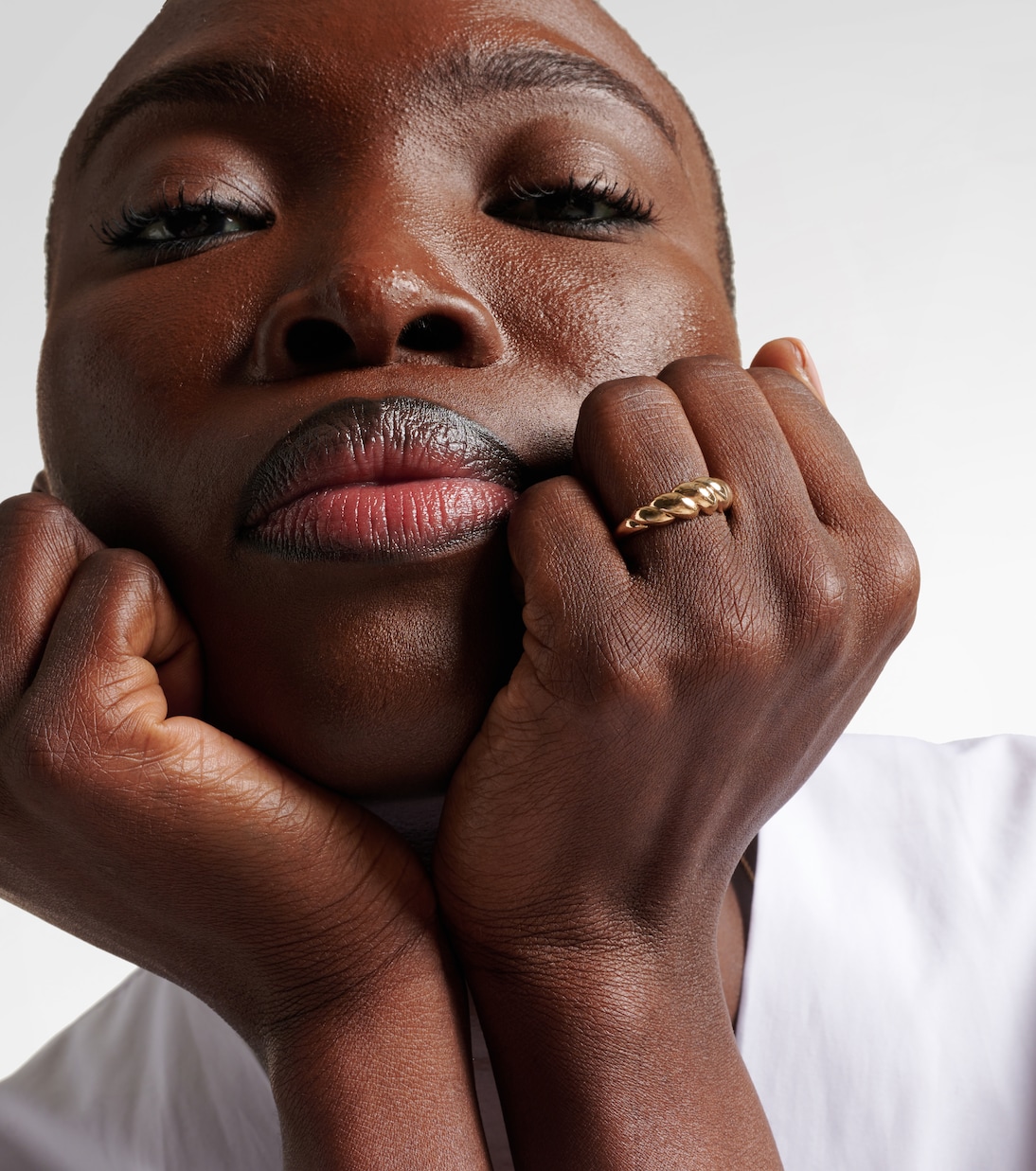 Bague Brioche en or 10 ct | Stone and Strand