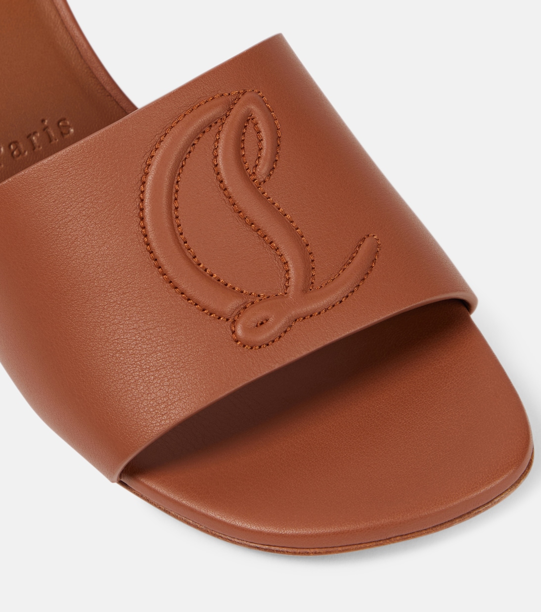 So CL 55 embossed leather mules | Christian Louboutin