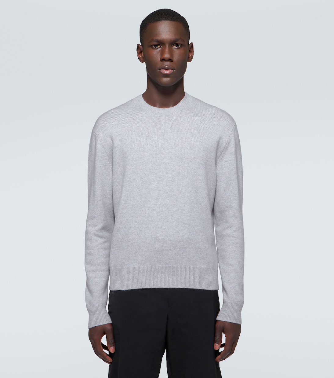 Jersey de cachemir con coderas de piel | Bottega Veneta