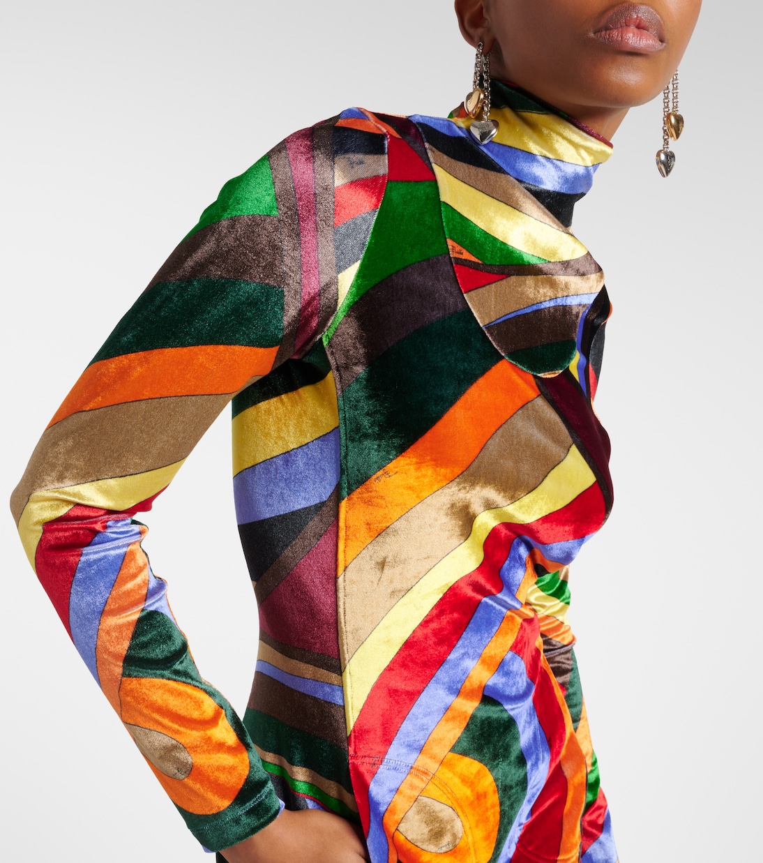 Midikleid Iride aus Samt | Pucci